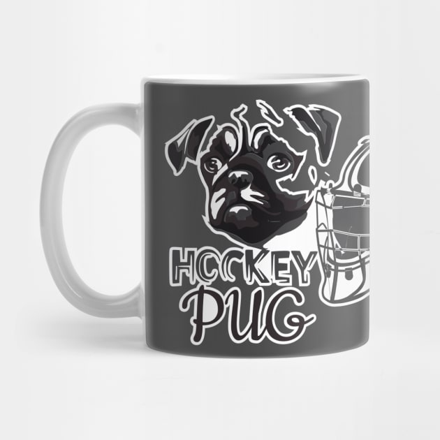 Hockey Pug by TeePixelate